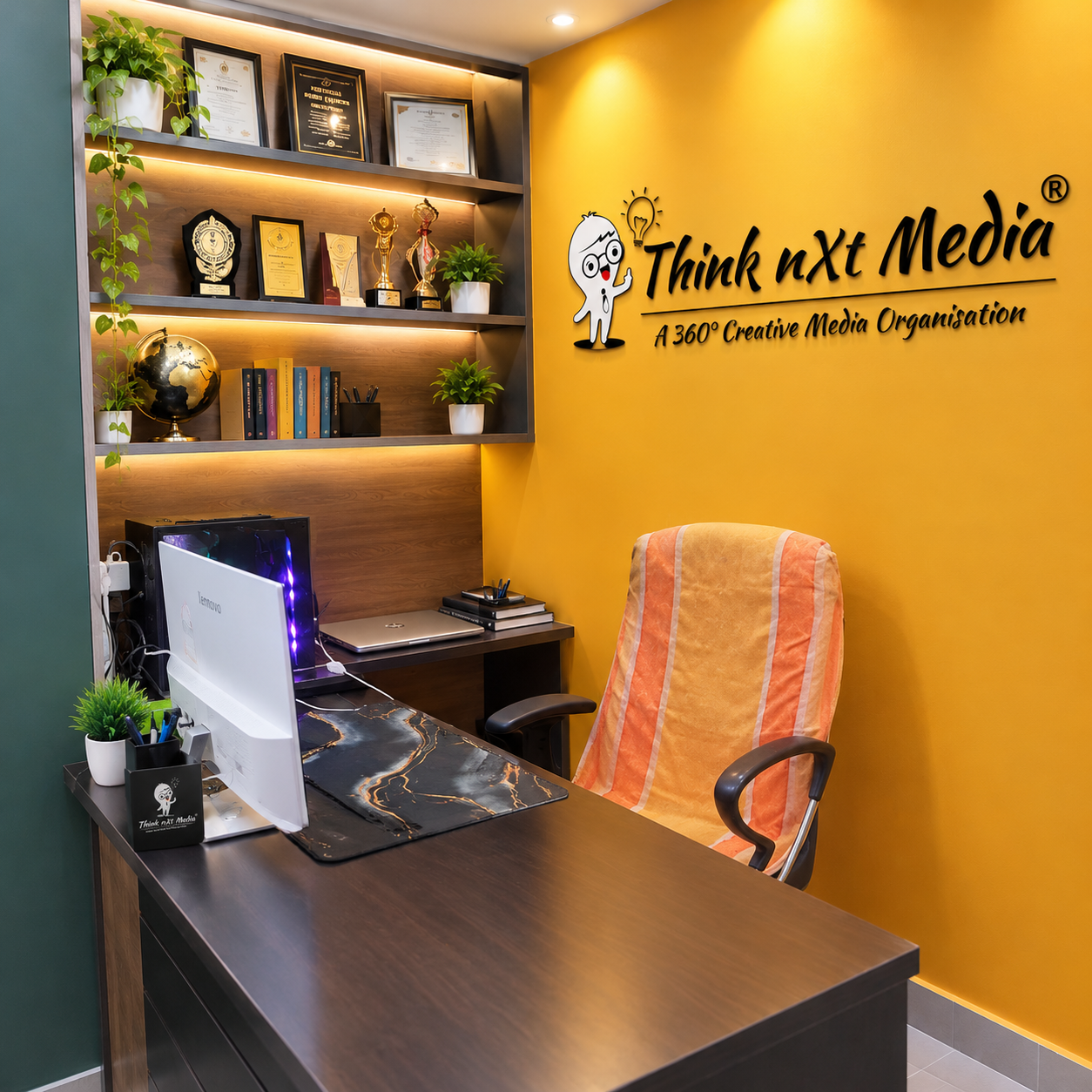 Think nXt Media team working on PR, branding and digital growth